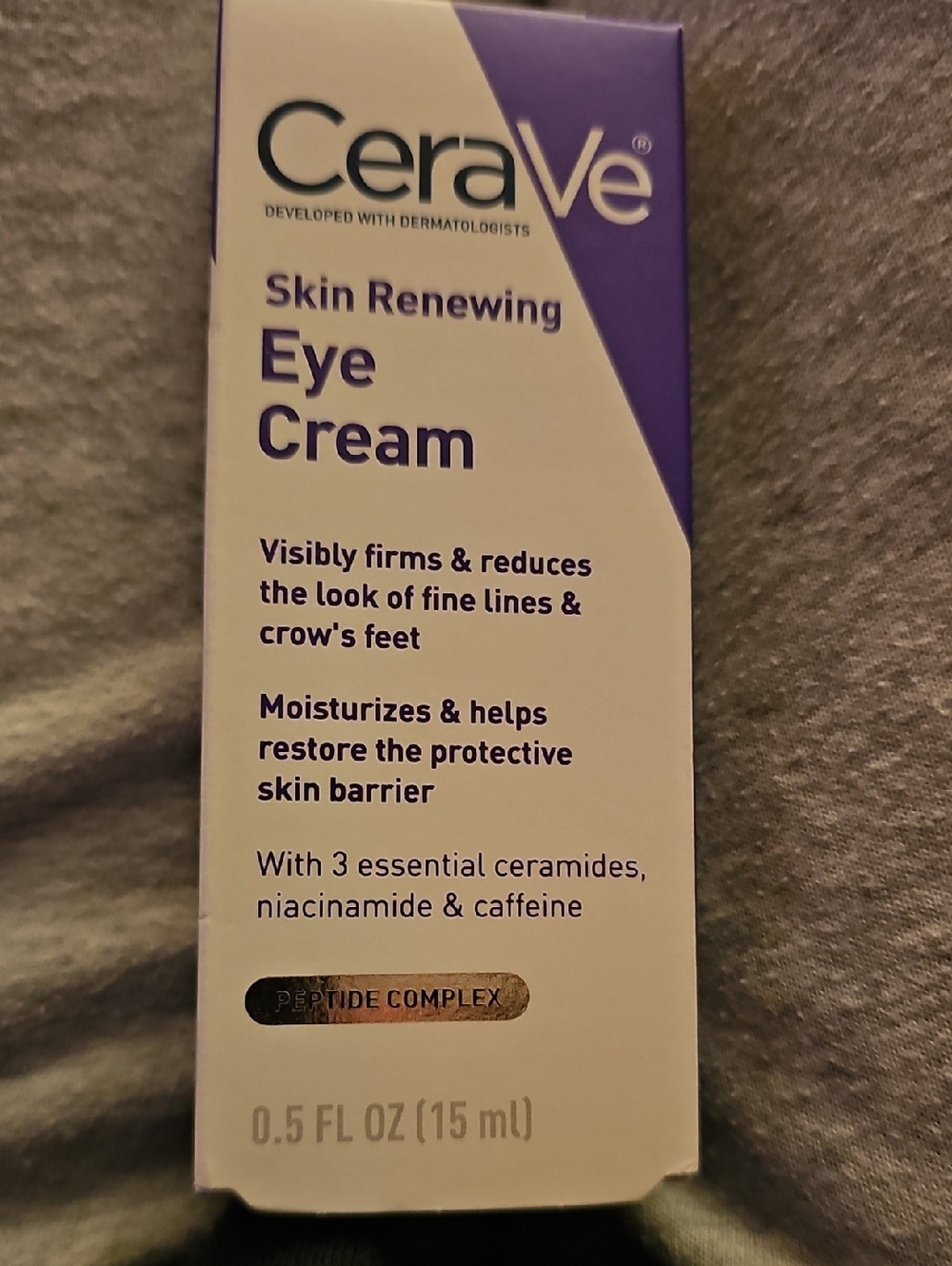 CeraVe Skin Renewing Eye Cream – Purple and White